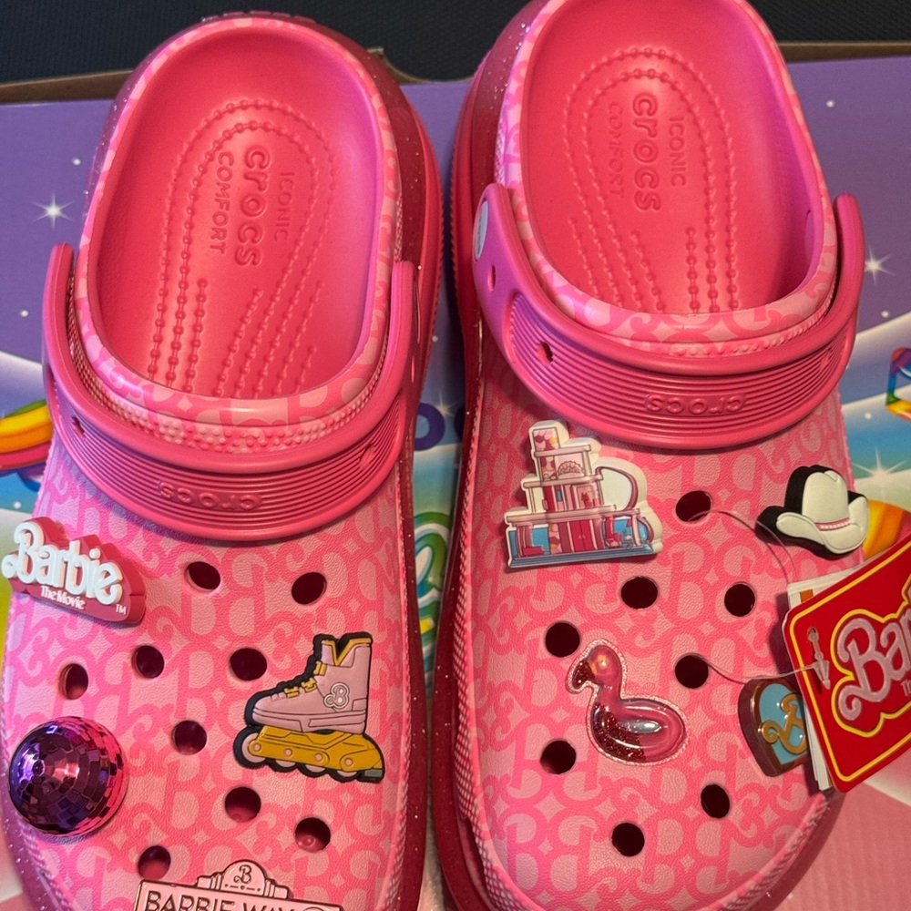 Barbie CROCS with Fun Charms